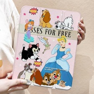 Rotating Apple ipad10 Tablet Protective case air7/6 Disney Princess Pro37cm Pink 9th/8th Generation 