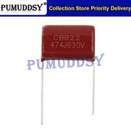 10PCS 630V474J 0.47UF 470NF Pitch 20MM 630V 474 CBB Polypropylene film capacitor new
