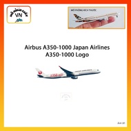 [1:400] Airbus A350-1000 Japan Airlines Assembly Paper Model (A350-1000 Logo) - MohinhgiayVN