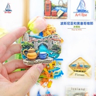 Bosnia and Black Sego Vina Refrigerator Stickers Three-Dimensional Magnetic Stickers Travel Souvenir