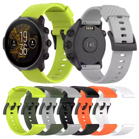 Soft Silicone Strap for Suunto 7 D5 Smart Watch For Suunto 9 Baro Spartan sport wrist hr bracelet Fo