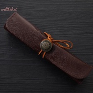 [WillbehotS] Tools Knives Roll Up Bag Carving Pocket Knives Leather Bag Storage Organizer [NEW]