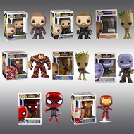 Funko Pop Avengers Thanos Anti-Hulk Tree Man Spider-Man Thor Action Figure Toy 9-10cm