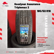 Goodyear 195/50R16 Assurance Triplemax 2 Tayar Baru (Installation) 195 50 16 New Tyre Tire TayarGuru Pasang Kereta Rim