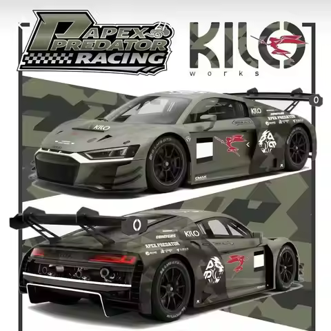 KILO 1:64 Audi R8 GT3 Darwin Paint Alloy Car Model