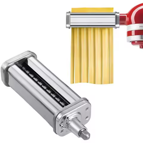 Fettuccine Pasta Cutter Attachment for Stand Mixer Stainless Steel Pasta Maker Accessories for Kitch