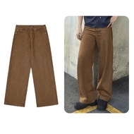Brownie Odin Club Jeans, Men's High-Waist denim Wide Leg Pants