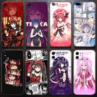 Fashionable soft black phone case for Xiaomi Redmi 6A 7A 8A 7 8 9 9A 9i 9C WR8 date a live caseg