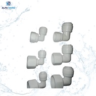 Elbow Female 3/8" 3 1/4" tube ro connector