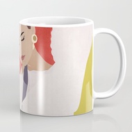 Summer Girl Illustration 9 Coffee Cups