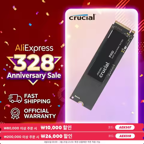 Crucial P310 1TB 2280 PCIe Gen4 3D NAND NVMe M.2 SSD – Up to 7,100 MB/s –Internal Solid State Drive 