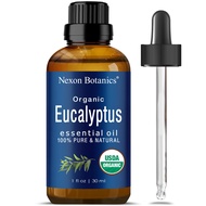 Organic Eucalyptus Essential Oil 30 ml - Pure Eucalyptus Essential Oil for Diffuser - Eucalyptus Oil