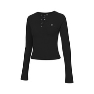 เสื้อยืดแขนยาวทรงสลิมฟิต SMILE DDD ทรงสตรีทสไตล์อเมริกัน ทรงเข้ารูป เสื้อผ้าทำงานสไตล์เกาหลี ฤดูใบไม