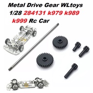 Metal Drive Gear Diff gear Spur Gear Center Shaft WLtoys 1/28 284131 K979 k989 k999 Rc Car