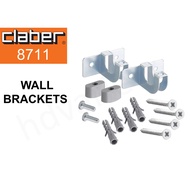 Claber 8711 Wall Brackets for Garden Hose Reel
