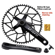 Litepro Crankset 170mm / ChainRing 46T 48T 50T 52T 54T 56T 58T / Folding Bike / Single Speed / Narro