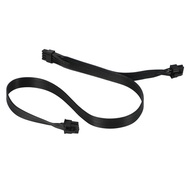 PCIe 8 Pin Male to Dual PCIe 2X 8 Pin (6+2) Male Power Adapter Cable for Seasonic Power Supply 25-In