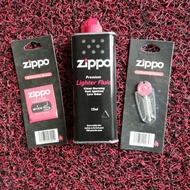 Zippo Original (made in usa) Replecement set Fluid, Flint, Wick