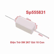 5W 2K7 Resistor Pack of 10