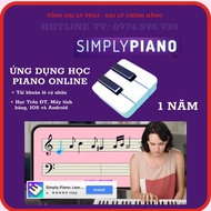 SIMPLY PIANO - 1 năm ( APP Tự Học Piano online dễ dàng tại nhà )