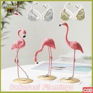 MERAH Pink Flamingo Decoration Table Decoration Statue Living Room Decoration Bedroom Decoration Res