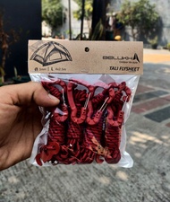 tali flysheet tenda lengkap isi 4set