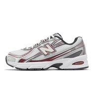 New Balance NB Casual Shoes 740 Men's Women's Silver Red Retro Stitching Cushioning [ACS] U740RD2-D 