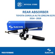 SACHS Shocks Absorber Rear Set TOYOTA COROLLA ALTIS (ZRE17#) E170 - (2014 - 2019) | 316 724*2