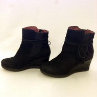 Web Shoemakers 短筒馬靴 高跟 麂皮 黑色  EUR 38號 二手