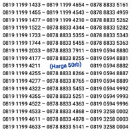 Nomor Cantik XL Axis kartu perdana 10 nomer 11 angka 12 digit - Harga