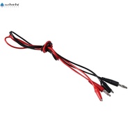 SUCHENHD 2PCS Crocodile Clip Multimeter Test Cable, 4mm 1 M Banana Plug To Alligator Clip Test Lead,