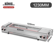 KONIG เตาย่างไร้ควัน  บาร์บีคิว ปิ้งย่าง  เตาย่างไร้ควัน เตาจานเซรามิกอินฟราเรด ใช้แก๊ส: ก๊าซเหลว ก๊