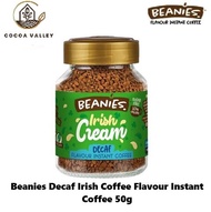 Beanies Decaf Irish Coffee Flavour Instant Coffee 50g