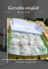 MOCHI KACANG// MOCHI BANDUNG  AROMA PANDAN ISI 12 BUTIR