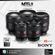 Sony FE 14mm F1.8/FE 24mm F1.4/FE 35mm F1.4/FE 50mm F1.2/FE 85mm F1.4/FE 135mm F1.8/FE 100mm F2.8 GM