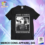 HM98 | MERCHCONS ANTI CIMEX TAG BAND T-SHIRTS | OUTER SIZE