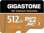 [5-Yrs Free Data Recovery] GIGASTONE 512GB Micro SD Card, 4K Camera Extreme, MicroSDXC Memory Card f