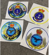 Car Sticker Logo TUDM , TLDM 