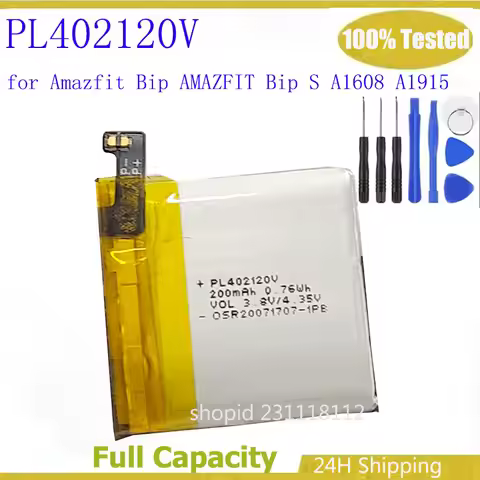 PL402120V Battery Replacement Rechargeable Polymer Lithium Ion Battery for Amazfit Bip AMAZFIT Bip S
