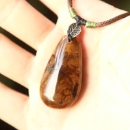 【琥珀系列】手磨緬甸琥珀 微血根珀 綴銀 百搭項鍊 (詳見描述)