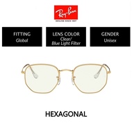 Ray-Ban HEXAGONAL | RB35489196BF | Unisex Global Fitting | Sunglasses Blue Light Filter