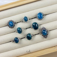 🔮🇸🇬 Blue Apatite Crystal Ring | Crystal Accessories | Crystal Jewelry
