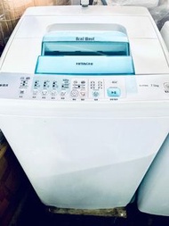 洗衣機 日立 低水位 日式AJ-S75MX 7.5公斤 95%新 包送貨安裝