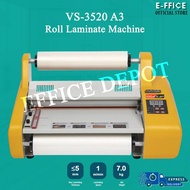 Effice Depot - VS-3520 A3 Roll Laminating Machine / Laminator with 4 rollers