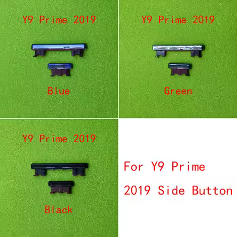1 Set Power Key Volume Up Down Buttons For Huawei Y9 2019/Y9 Prime 2019 Side Button Repair Parts Rep