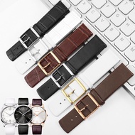 ✵♣ Genuine leather watch strap for men substitute CK Rossini King DW watch strap for women pin buckle Tissot soft leather watch chain accessories