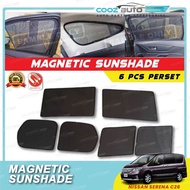 Nissan Serena C26 2010 - 2016 Car Magnetic Sun Shade Magnet Sunshade Accessories 6PCS