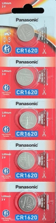 Panasonic CR1620 ถ่านกระดุม ของแท้ร้อยเปอร์เซ็นต์ ไม่แท้ยินดีคืนเงิน