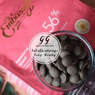 250 Grams Tulip EQUATORIAL 56% Dark Chocolate COUVERTURE Embassy Chocolate Chocolate