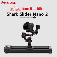 IFOOTAGE Shark Slider Nano II 660, 26" Motorized Camera Slider Payload 15.4lbs, Long Version ﻿ Nano 